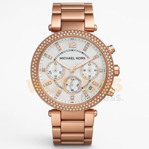 Michael Kors Women’s Quartz Stainless Steel Mother of Pearl Dial 33mm Watch MK5616 (Without Tag)