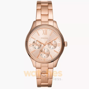 Fossil Women’s Quartz Rose Gold Stainless Steel Rose Gold Dial 36mm Watch BQ3691 (Without Tag)