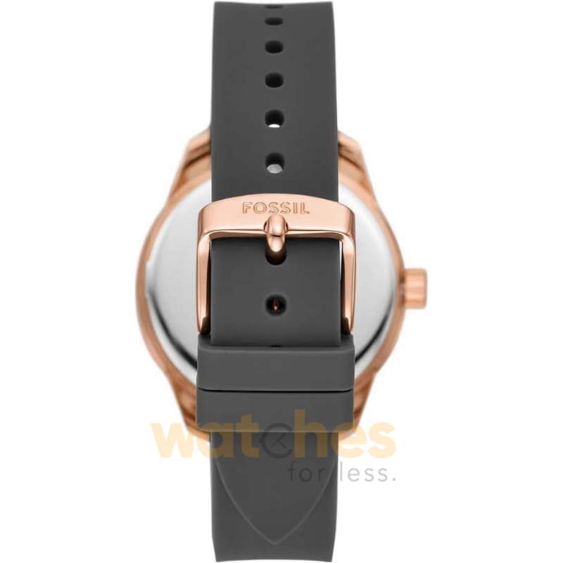 Fossil Women’s Quartz Grey Silicone Strap Grey Dial 38mm Watch BQ3950 (Without Tag) - Image 3