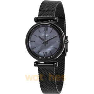 Fossil Women’s Quartz Black Stainless Steel Black Dial 28mm Watch ES4613 (Without Tag)