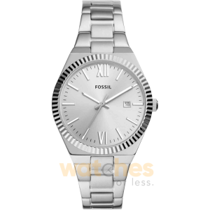 Fossil Women’s Quartz Silver Stainless Steel Silver Dial 38mm Watch ES5300 (Without Tag)