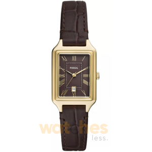 Fossil Women’s Quartz Dark Brown Leather Strap Brown Dial 23mm Watch ES5367 (Shelf Leftover)