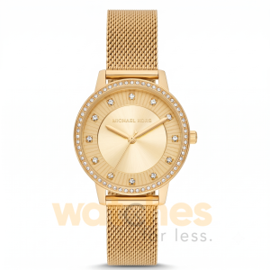 Michael Kors Women’s Quartz Gold Stainless Steel Gold Dial 36mm Watch MKO1011