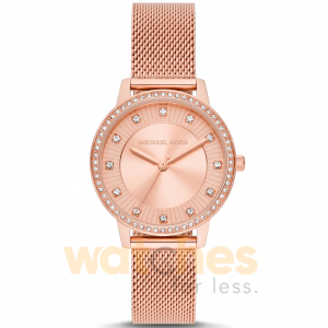 Michael Kors Women’s Quartz Rose Gold Stainless Steel Rose Gold Dial 36mm Watch MKO1012