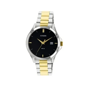 Citizen Men's Quartz Two-Tone Stainless Steel Black Dial 40mm Watch DZ0024-57E