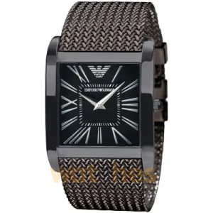 Emporio Armani Men’s Quartz Stainless Steel Black Dial 36mm Watch AR2028