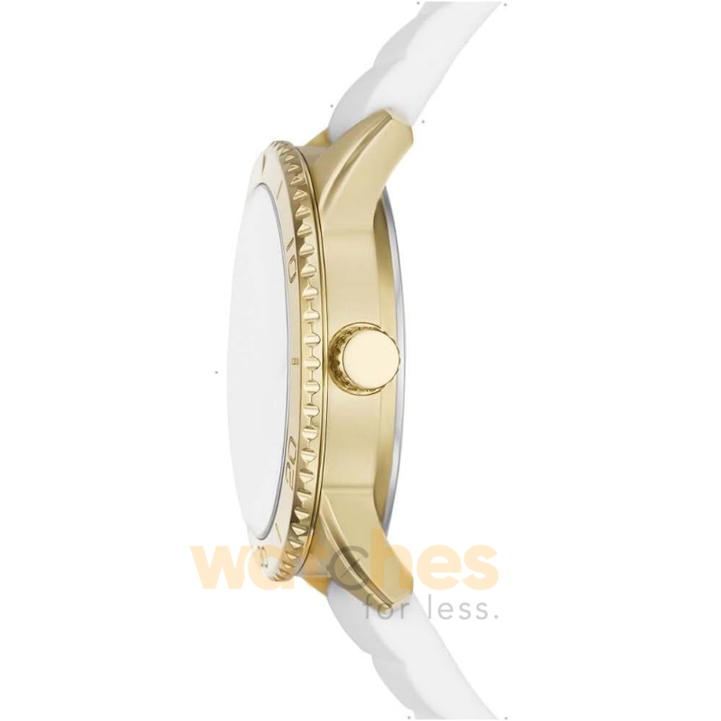 Fossil Women’s Quartz White Silicone Strap White Dial 38mm Watch BQ3965 (Without Tag) - Image 3