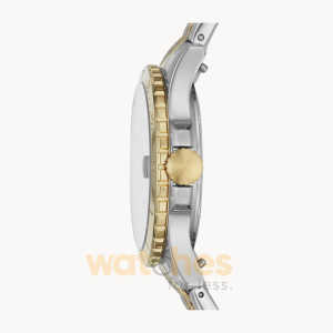 Alternative view of Fossil Women’s Quartz Two-Tone Stainless Steel Black Dial 36mm Watch ES4745 (Without Tag)