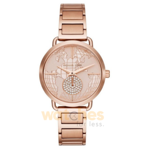 Michael Kors Women’s Quartz Rose Gold Stainless Steel Rose Gold Dial 37mm Watch MK3828 (Without Tag)
