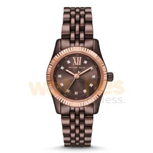 Michael Kors Women’s Quartz Brown Stainless Steel Brown Dial 26mm Watch MK4844