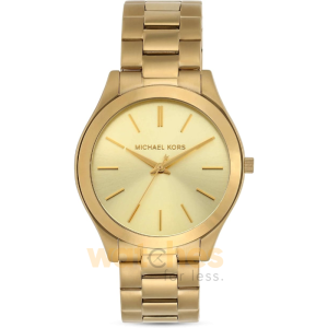 Michael Kors Women’s Quartz Gold Stainless Steel Gold Dial 44mm Watch MK8671 (Without Tag)