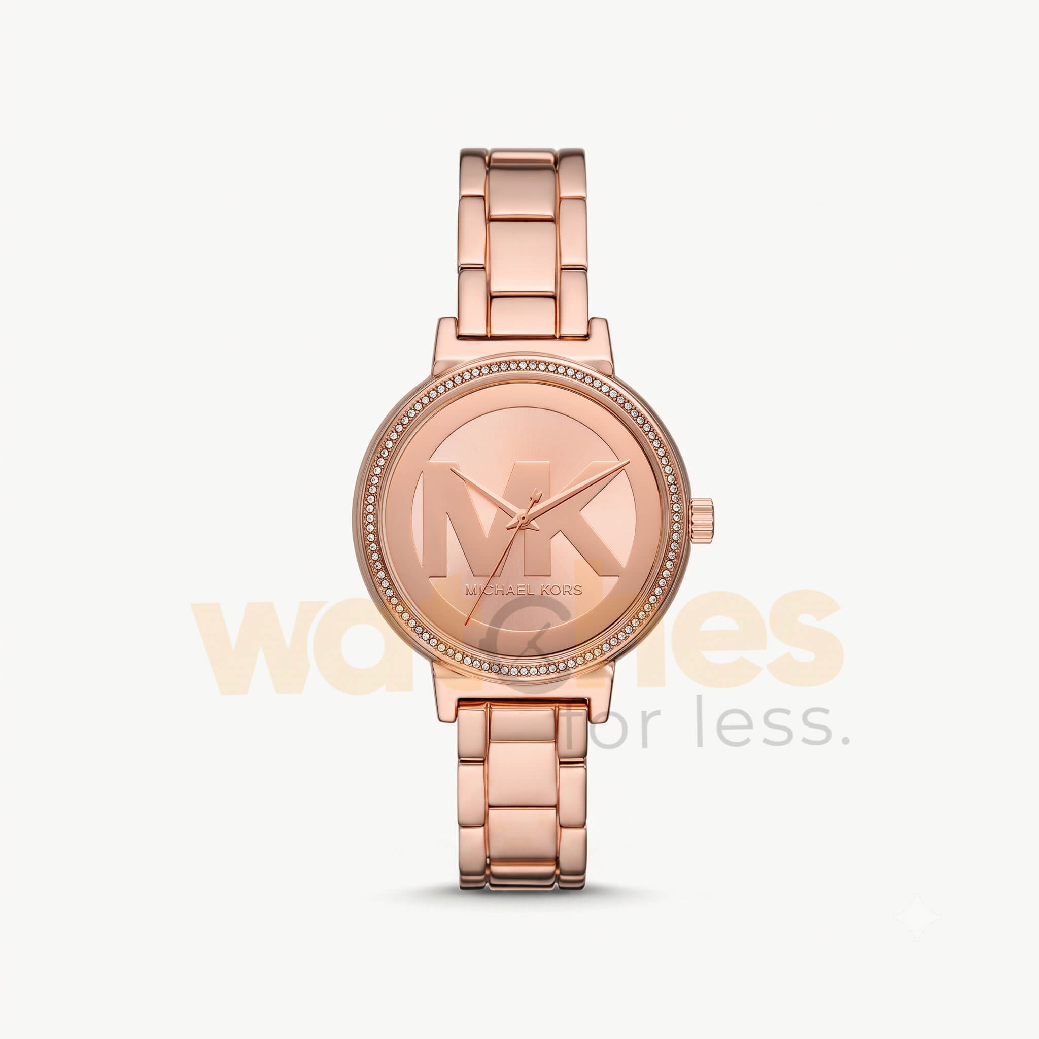 Michael Kors Women’s Quartz Rose Gold Stainless Steel Rose Gold Dial 36mm Watch MKO1052