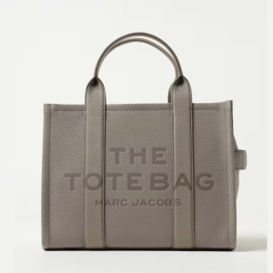 Marc Jacobs Women’s The Leather Tote Bag Cement Grey (Size, L:34cm D:15cm H:27cm) H004L01PF21-055