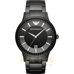 Emporio Armani Men’s Quartz Black Stainless Steel Black Dial 43mm Watch AR11079
