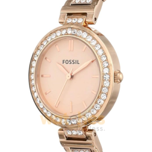Alternative view of Fossil Women’s Quartz Rose Gold Stainless Steel Rose Gold Dial 34mm Watch BQ3181 (Without Tag)