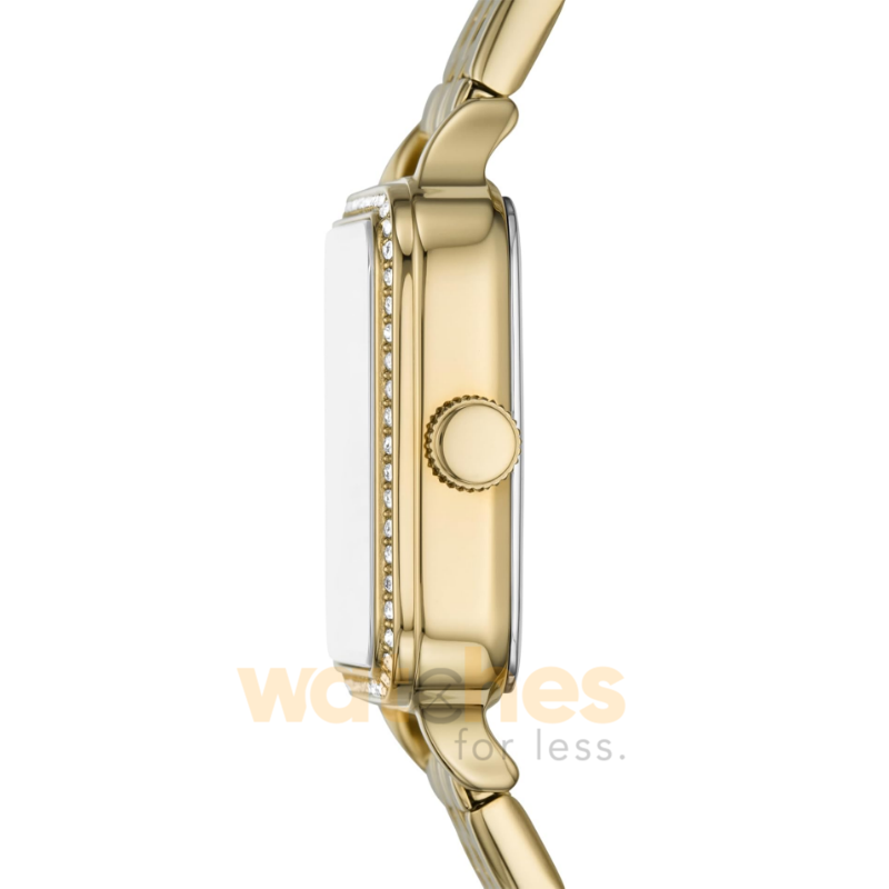 Fossil Women’s Quartz Gold Stainless Steel White Dial 28mm Watch BQ3979 (Without Tag) - Image 2