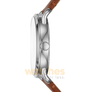 Alternative view of Fossil Men’s Quartz Brown Leather Strap Blue Dial 42mm Watch FS5661 (Without Tag)