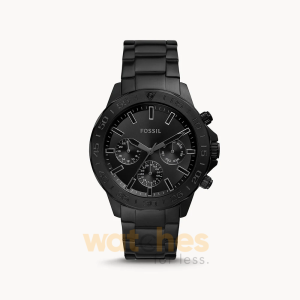 Fossil Men’s Quartz Black Stainless Steel Black Dial 45mm Watch BQ2587 (Shelf Leftover)