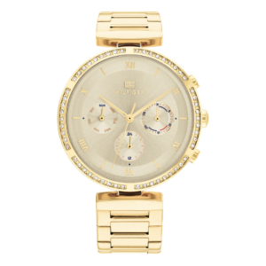 Tommy Hilfiger Women’s Quartz Gold Stainless Steel Gold Dial 38mm Watch 1782392