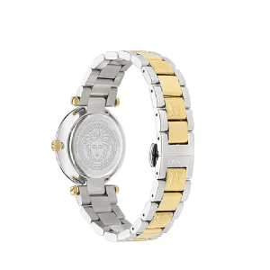 Versace Women’s Quartz Swiss Made Two-tone Stainless Steel White Dial 35mm Watch VE8B00724
