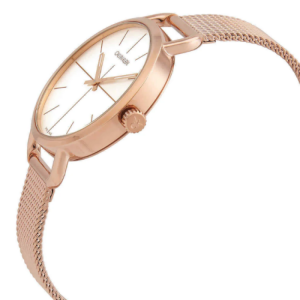 Calvin Klein Women’s Swiss Made Quartz Rose Gold Stainless Steel White Dial 36mm K7B23626