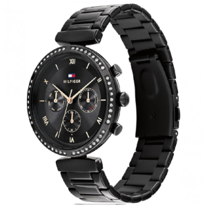 Tommy Hilfiger Women’s Quartz Black Stainless Steel Black Dial 38mm Watch 1782390