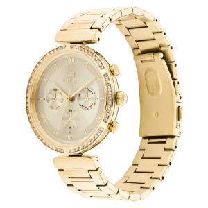 Tommy Hilfiger Women’s Quartz Gold Stainless Steel Gold Dial 38mm Watch 1782392