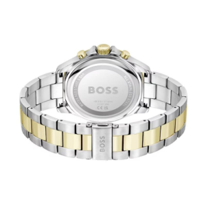 Hugo Boss Men’s Chronograph Quartz Two-tone Stainless Steel Green Dial 44mm Watch 1514154
