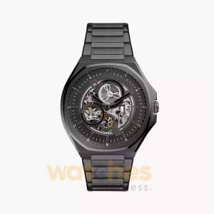 Fossil Men’s Automatic Black Stainless Steel Black Dial 45mm Watch BQ2621