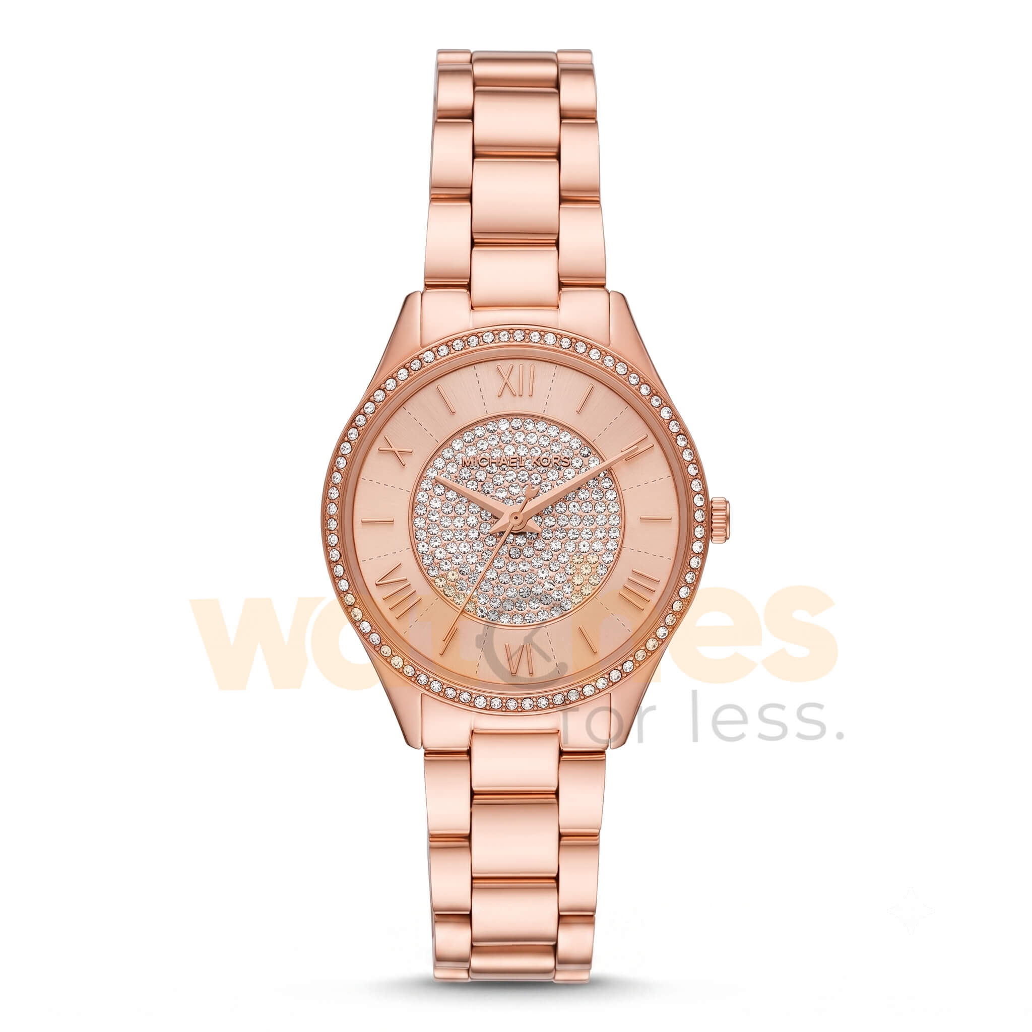 Michael Kors Women’s Quartz Rose Gold Stainless Steel Rose Gold Dial 33mm Watch MK4736