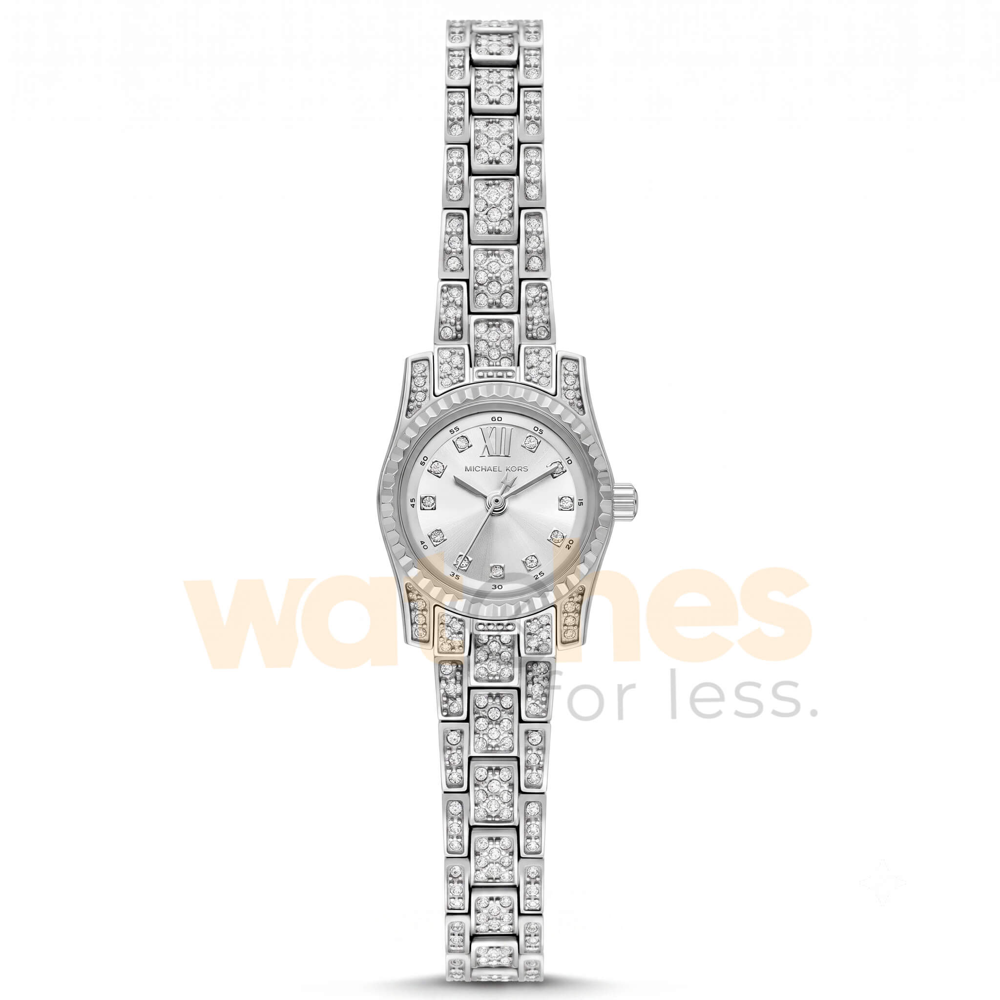 Michael Kors Women’s Quartz Silver Stainless Steel Silver Dial 19mm Watch MK4864