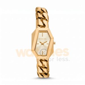 Michael Kors Women’s Quartz Gold Stainless Steel Gold Dial 24mm Watch MK4878