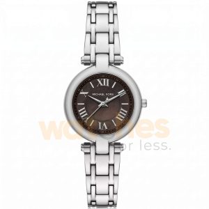 Michael Kors Women’s Quartz Silver Stainless Steel Grey Mink Dial 30mm Watch MK4894