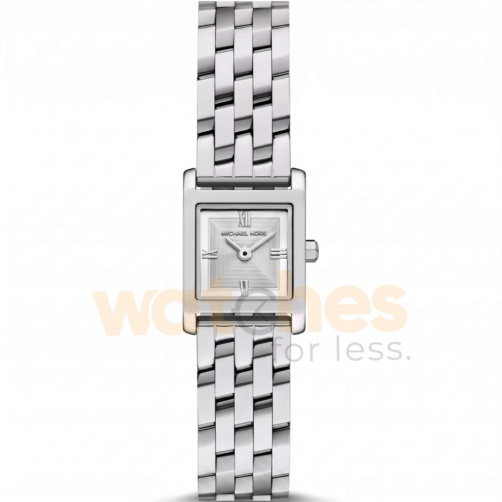 Michael Kors Women’s Quartz Silver Stainless Steel Silver Dial 19mm Watch MK4933