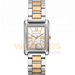 Michael Kors Women’s Quartz Two-Tone Stainless Steel White Dial 26mm Watch MK4967