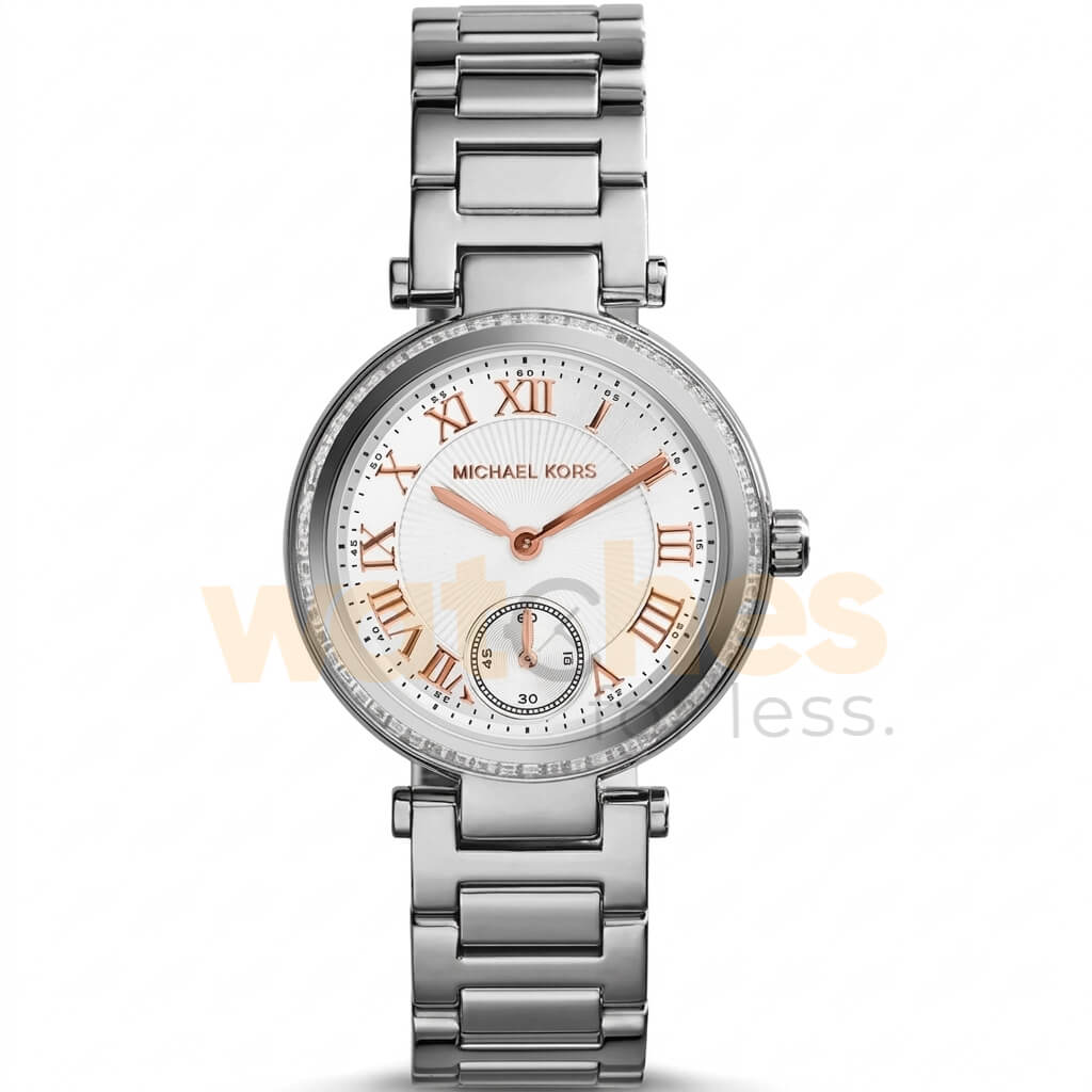 Michael Kors Women’s Quartz Silver Stainless Steel Silver Dial 33mm Watch MK5970