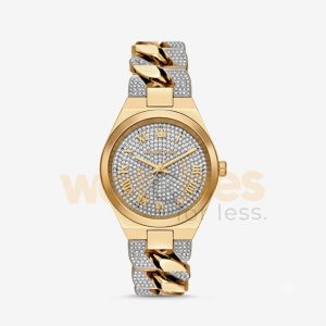 Michael Kors Women’s Quartz Crystal Pave Stainless Steel Crystal Pave Dial 37mm Watch MK7487