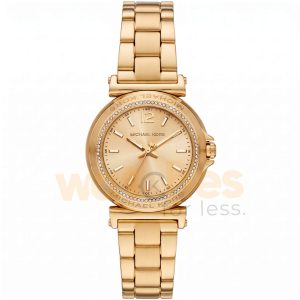 Michael Kors Women’s Quartz Gold Stainless Steel Gold Dial 33mm Watch MK7516