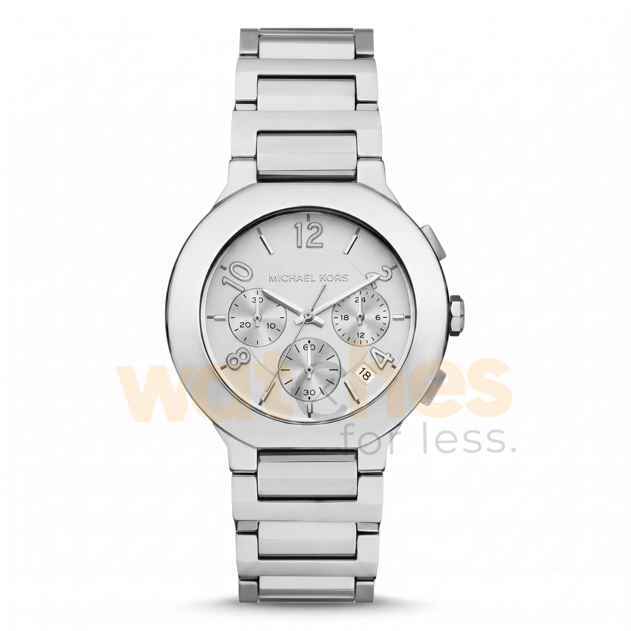 Michael Kors Women’s Quartz Silver Stainless Steel Silver Dial 40mm Watch MK7522