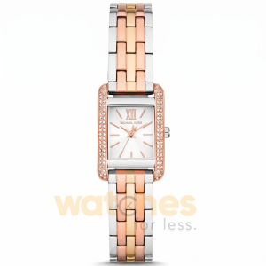 Michael Kors Women’s Quartz Three-Tone Stainless Steel White Dial 20mm Watch MKO1146
