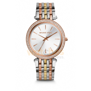 Michael Kors Women’s Quartz Stainless Steel Silver Dial 39mm Watch MK3203 (Without Tag)