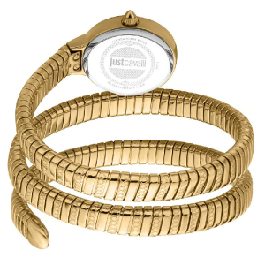 Just Cavalli Women’s Quartz Gold Stainless Steel Green Dial 22mm Watch JC1L269M0035