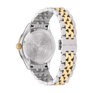 Alternative view of Versace Women’s Quartz Swiss Made Two-tone Stainless Steel Blue Dial 35mm Watch VE2S00522