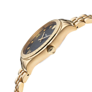 Alternative view of Versace Women’s Quartz Swiss Made Gold Stainless Steel Black Dial 35mm Watch VE2S00622