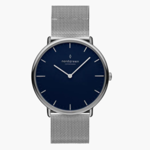 Nordgreen Women’s Quartz Silver Stainless Steel Blue Dial 32mm Watch NR32SIMESINA