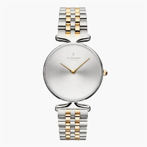 Nordgreen Women’s Quartz Two-tone Stainless Steel Silver Dial 28mm Watch UN28SI5LSGBMMG
