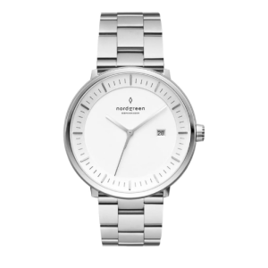 Nordgreen Unisex Quartz Silver Stainless Steel White Dial 36mm Watch PH36SI3LSIXX