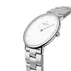 Nordgreen Women’s Quartz Silver Stainless Steel White Dial 32mm Watch NR32SI5LSIXX