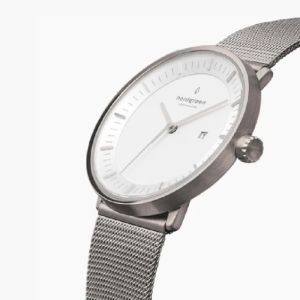 Nordgreen Unisex Quartz Silver Stainless Steel White Dial 36mm Watch PH36SIMESIXX