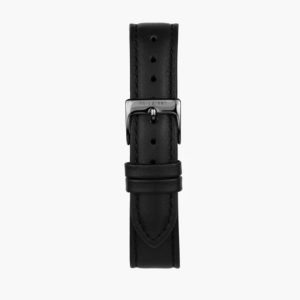 Nordgreen Men’s Chronograph Quartz Black Leather Strap Black Dial 42mm Watch PI42GMLEBLBL